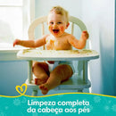 Kit com 12 Pacotes de  Lenços Umedecidos Pampers Aroma de Camomila de 48 Unidades