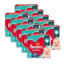 Kit 10 Fraldas Pampers Supersec Tamanho P - 340 Unidades