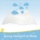 Kit com 12 Pacotes de  Lenços Umedecidos Pampers Aroma de Bebê de 48 Unidades