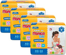 Kit Com 4 Fraldas Turma da Mônica Baby Shortinho