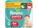 Kit Com 3 Fraldas Pampers Pants Ajuste Total