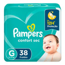 Kit com 10 Fraldas Pampers Confort Sec