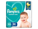 Kit com 10 Fraldas Pampers Confort Sec