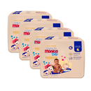 Kit com 4 Fraldas Turma da Mônica Baby Giga Premium